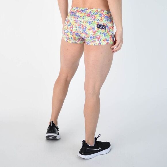 Fleo neon green low rise contour party flowers excellent condition size small wo - Picture 9 of 9